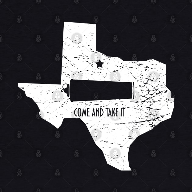 Come and Take it Gonzales Battle Texas Flag by tatadonets